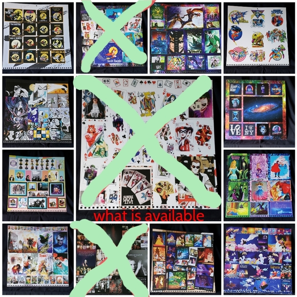 Van Gogh Pop Culture Parody Wall Art Disney Comics Collage Poster - Picture 13 of 13